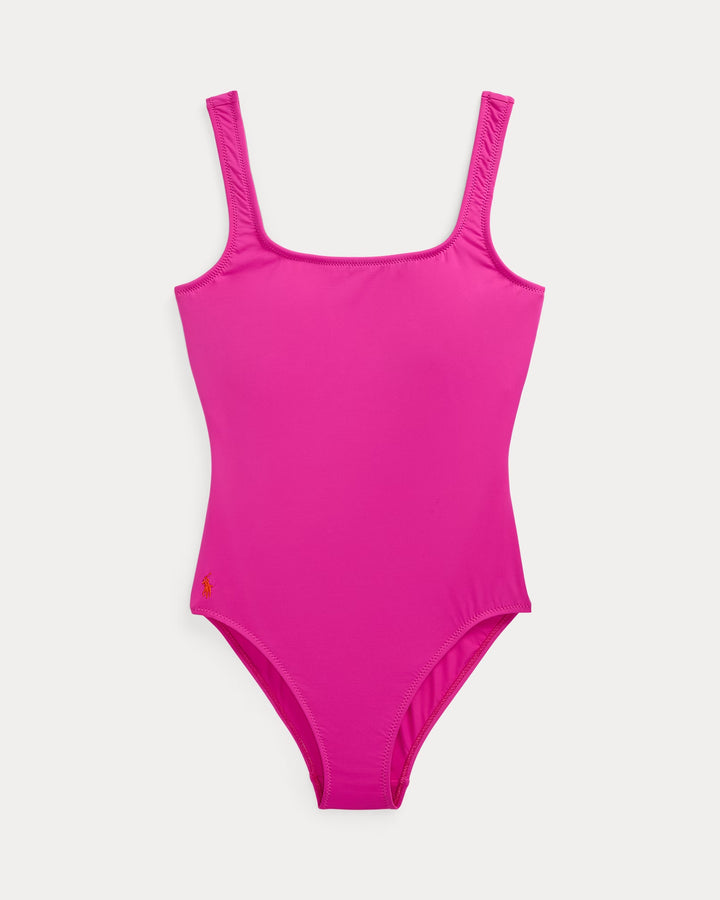 Ralph Lauren Scoopback One-Piece Swimsuit