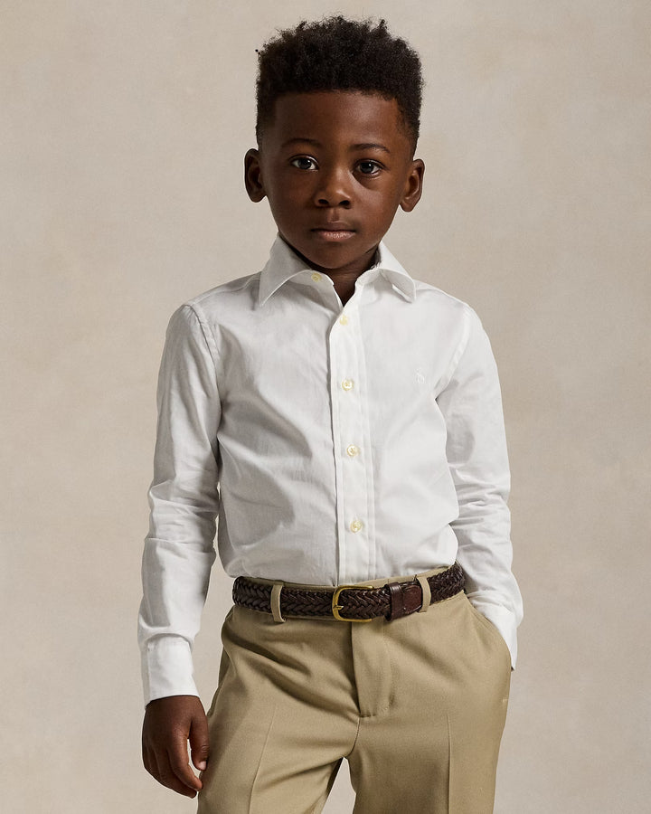 Ralph Lauren Regent Slim Fit Cotton Dress Shirt