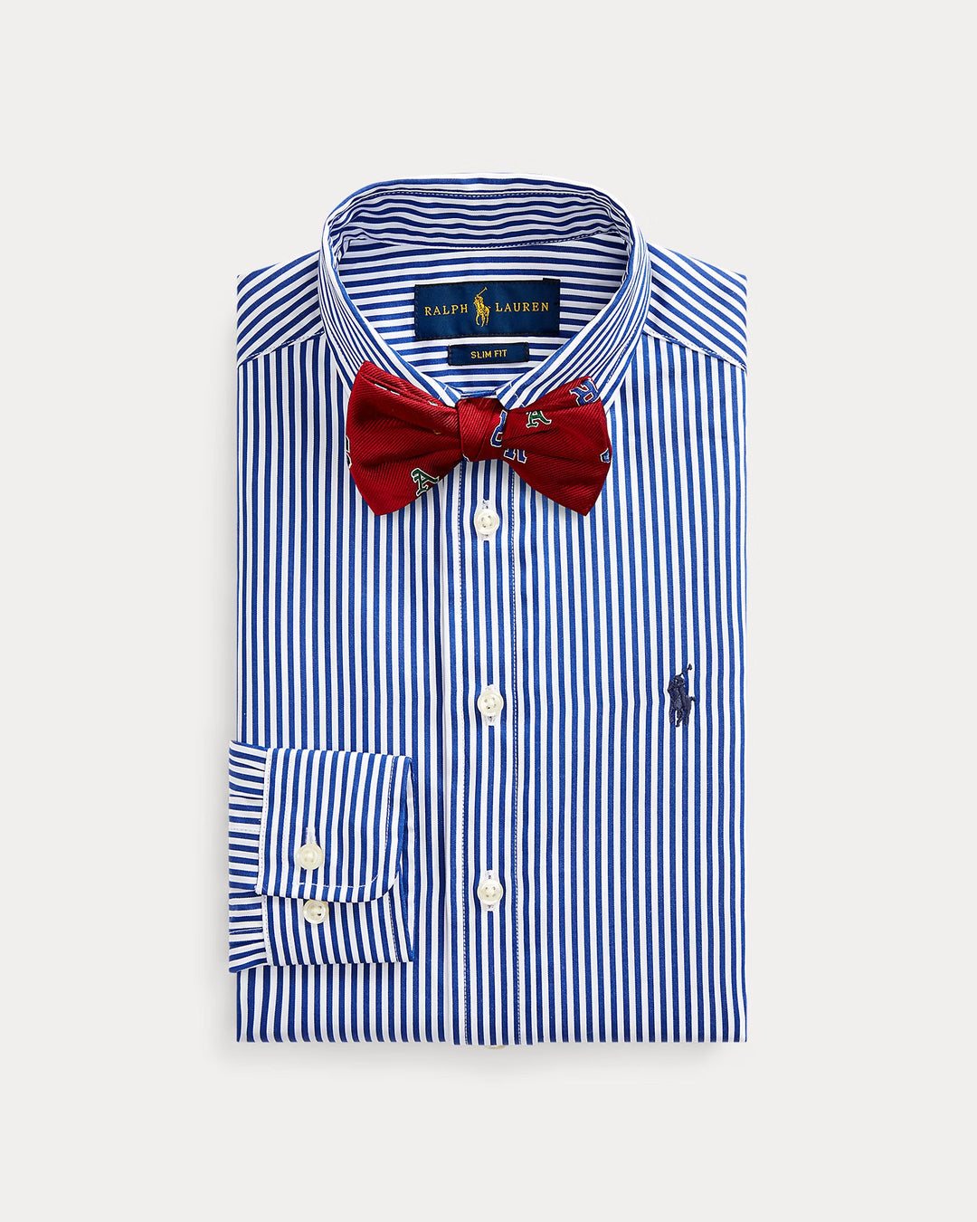 Ralph Lauren Slim Fit Striped Cotton Dress Shirt
