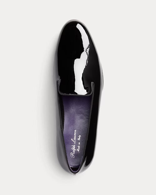 Ralph Lauren Alonzo Patent Calfskin Slipper