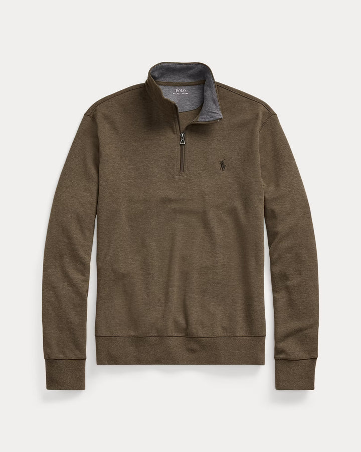 Ralph Lauren Luxury Jersey Quarter-Zip Pullover