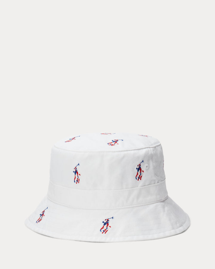 Ralph Lauren Signature Pony Bucket Hat