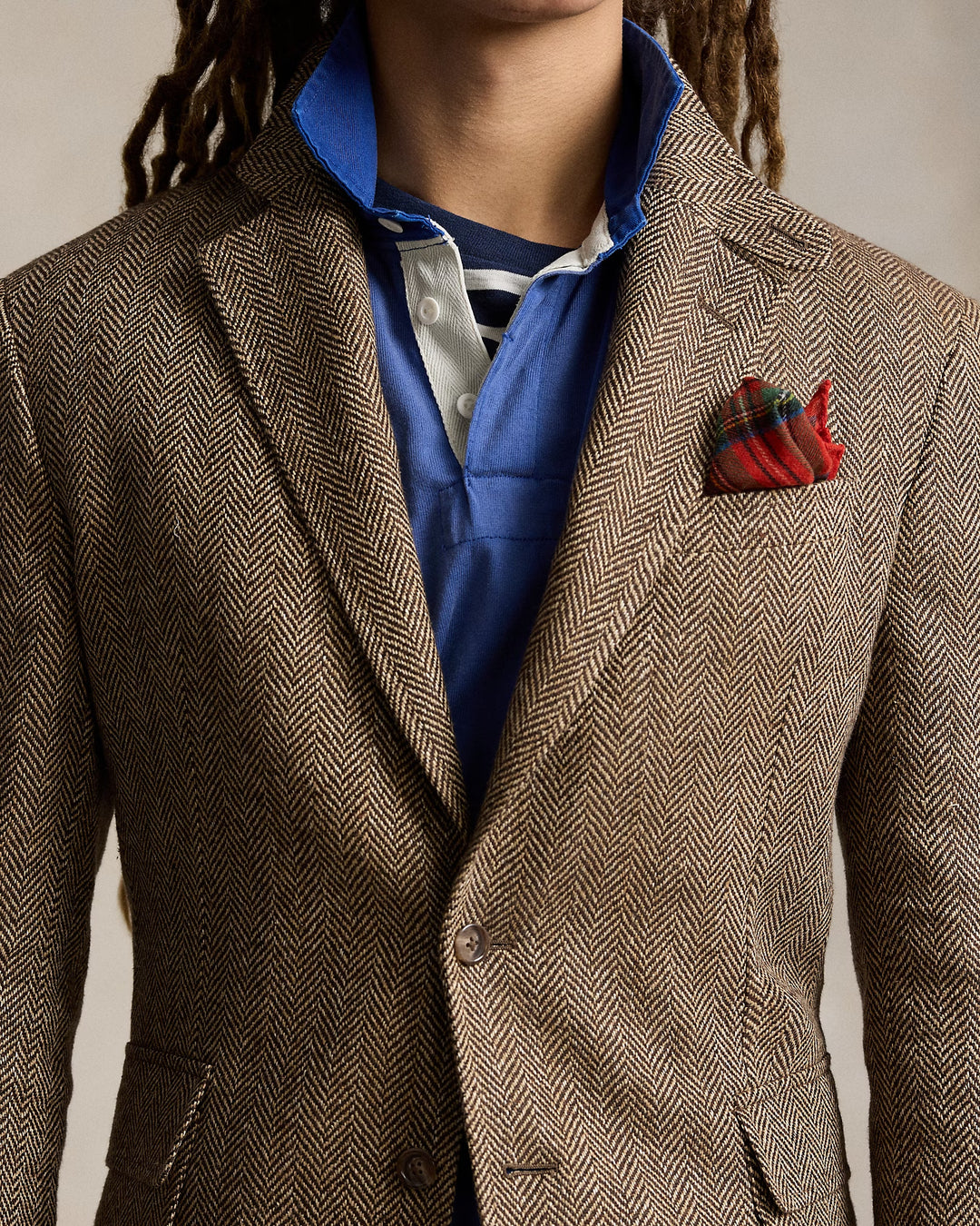 Ralph Lauren The RL67 Linen-Blend Herringbone Jacket