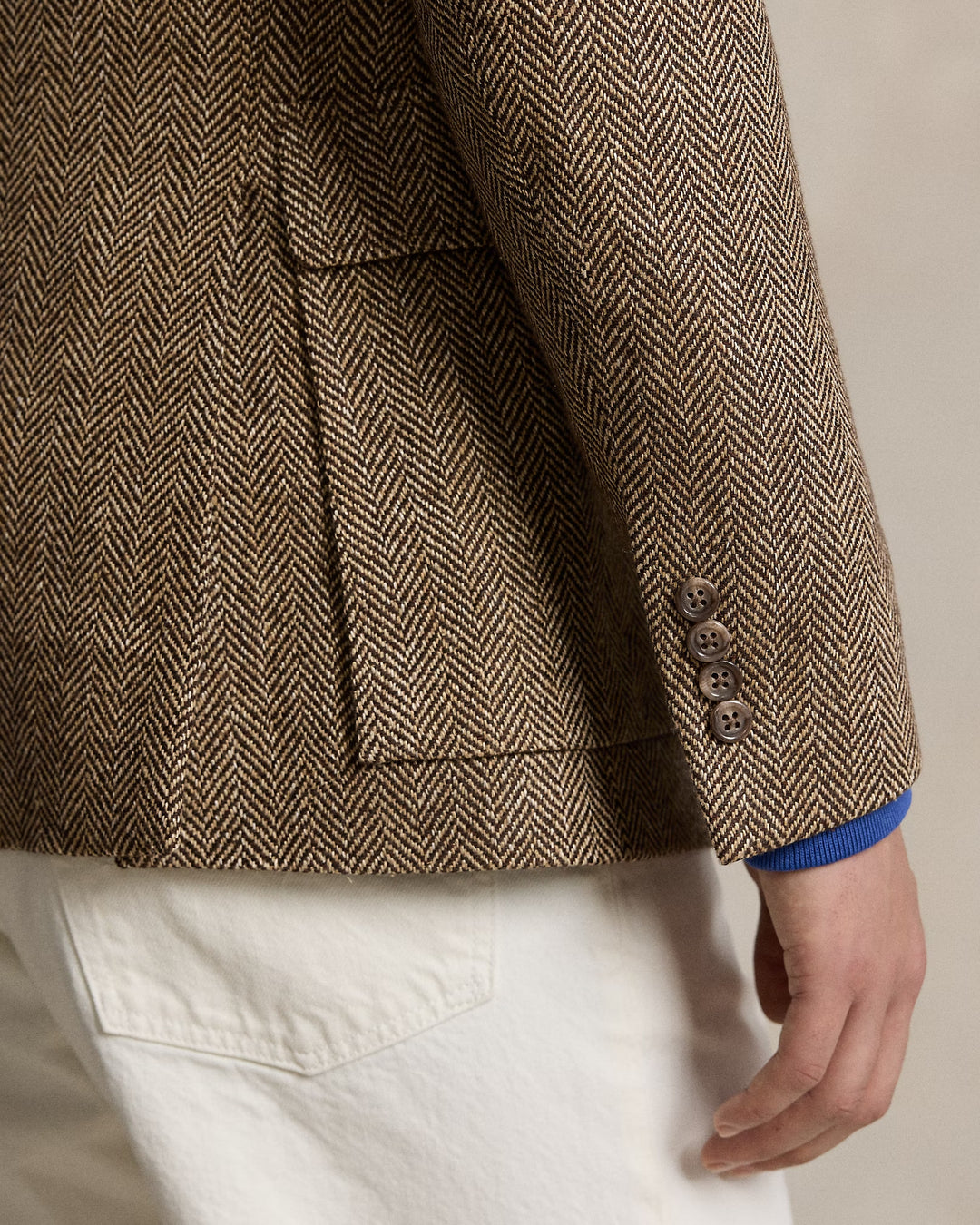 Ralph Lauren The RL67 Linen-Blend Herringbone Jacket