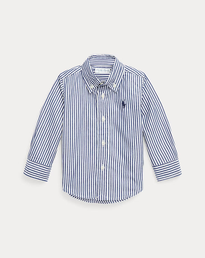 Ralph Lauren Striped Cotton Poplin Shirt