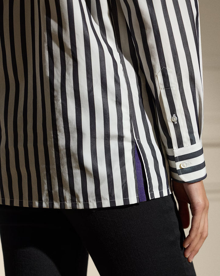 Ralph Lauren Capri Relaxed Fit Striped Cotton Shirt