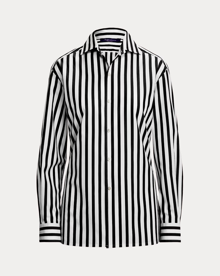 Ralph Lauren Capri Relaxed Fit Striped Cotton Shirt