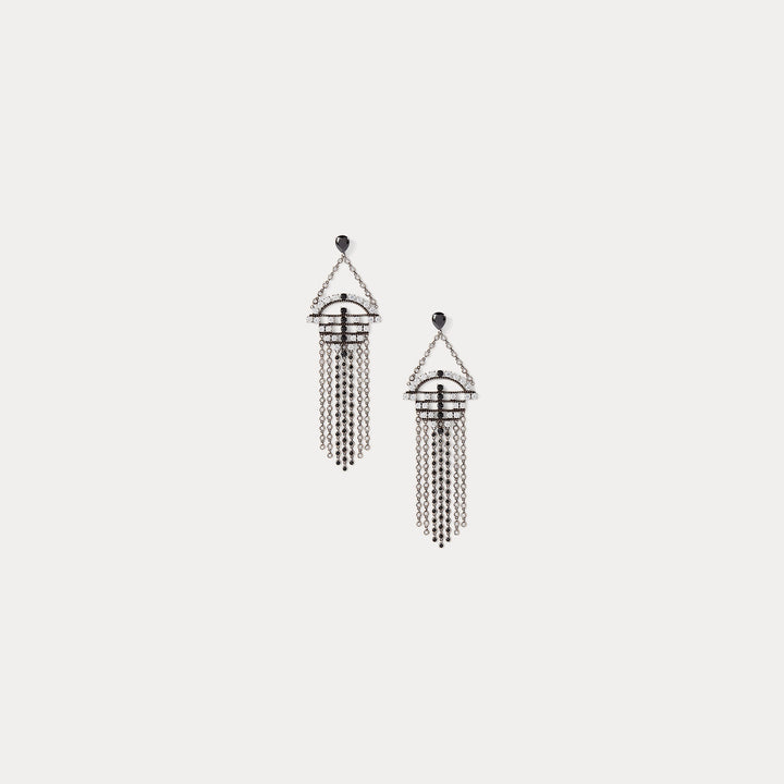 Ralph Lauren Art Deco Fringe Earrings