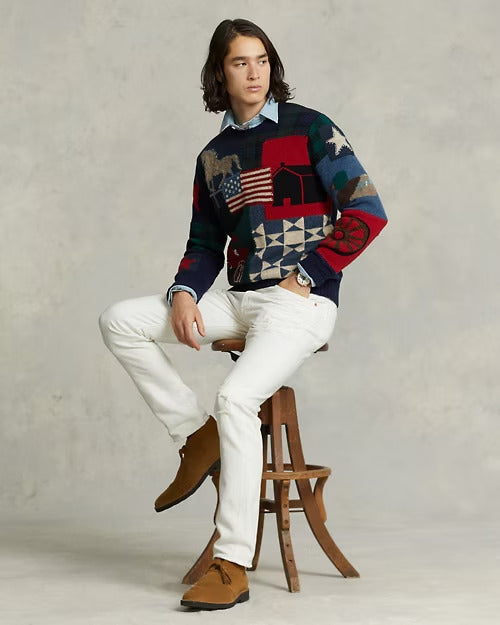 Ralph Lauren Sullivan Slim Distressed Jean