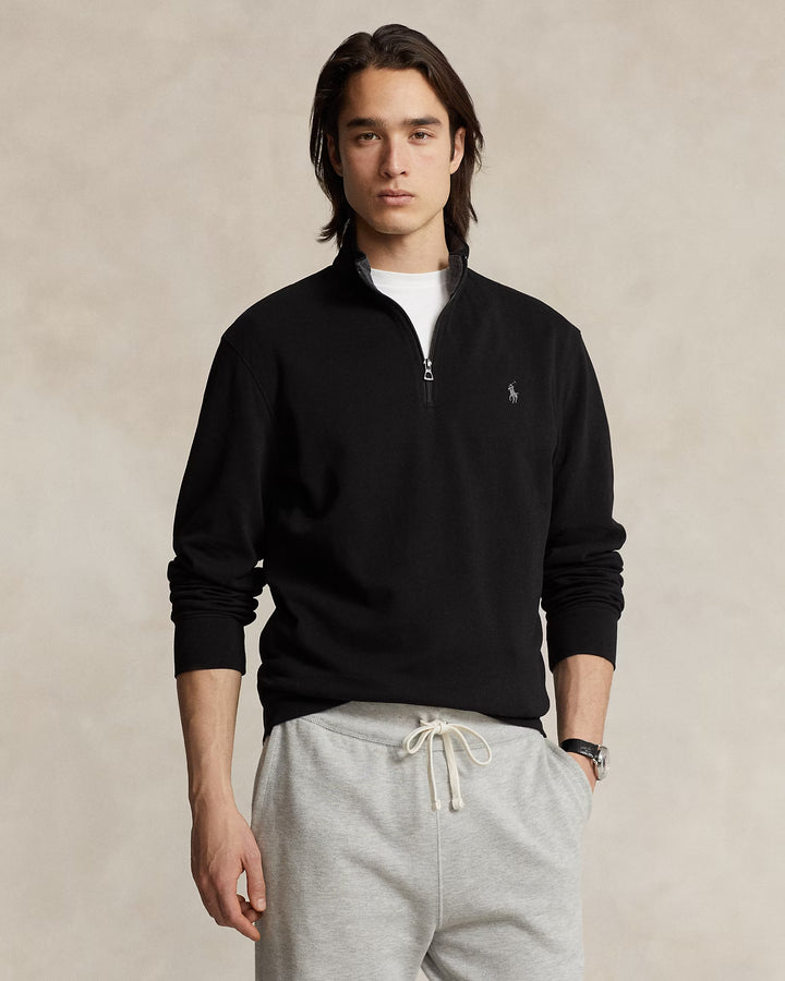 Ralph Lauren Luxury Jersey Quarter-Zip Pullover