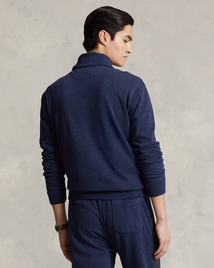 Ralph Lauren Luxury Jersey Shawl-Collar Pullover