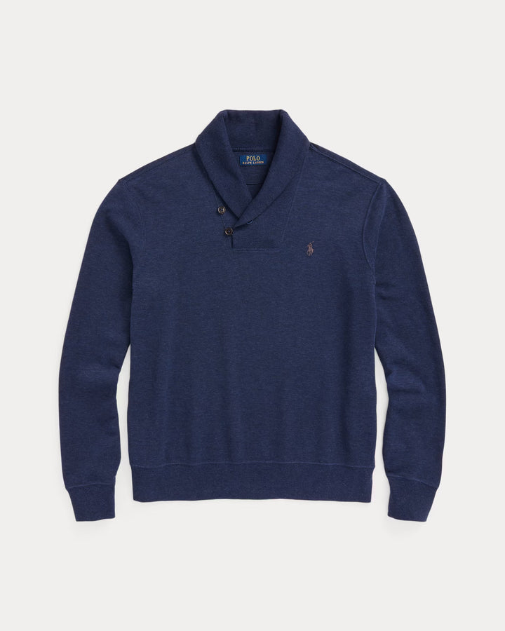 Ralph Lauren Luxury Jersey Shawl-Collar Pullover