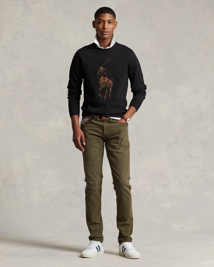 Ralph Lauren Big Pony Double-Knit Sweatshirt