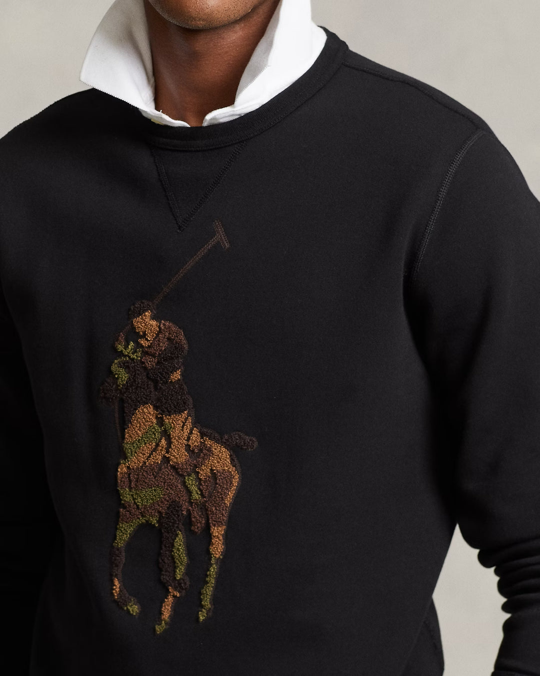 Ralph Lauren Big Pony Double-Knit Sweatshirt