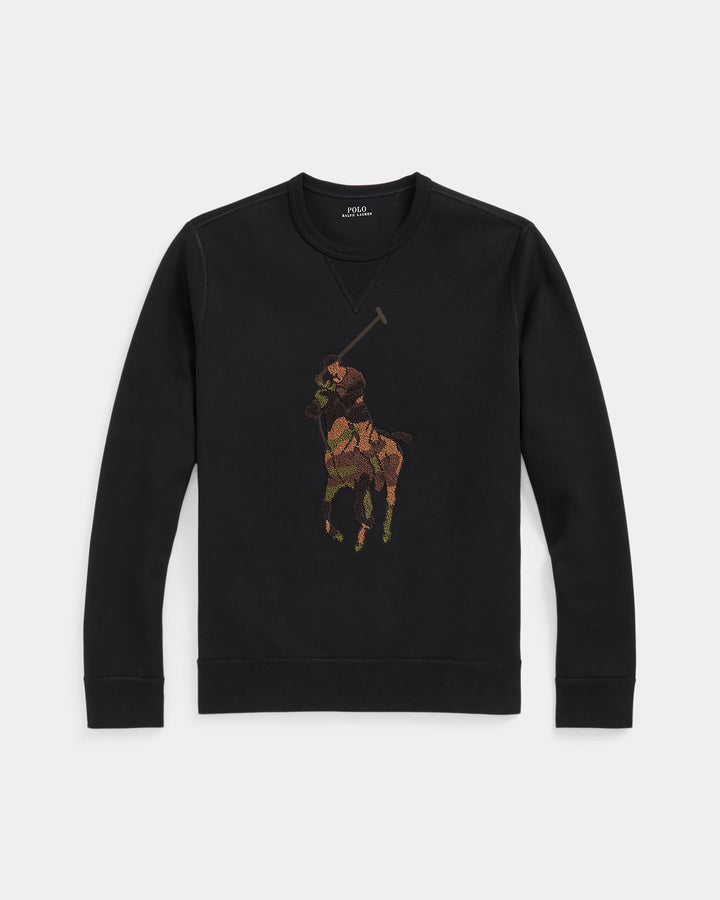 Ralph Lauren Big Pony Double-Knit Sweatshirt