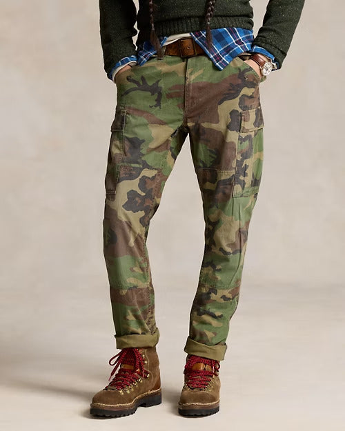 Ralph Lauren Slim Fit Camo Canvas Cargo Pant
