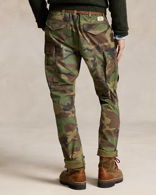 Ralph Lauren Slim Fit Camo Canvas Cargo Pant