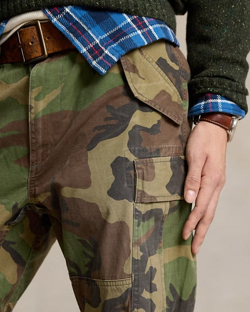 Ralph Lauren Slim Fit Camo Canvas Cargo Pant