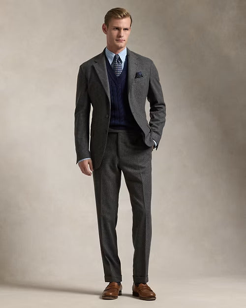 Ralph Lauren Wool Flannel Trouser