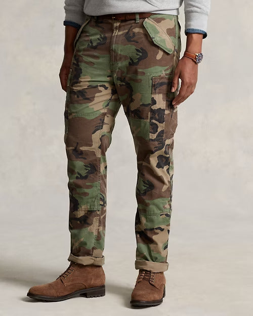 Ralph Lauren Classic Fit Camo Canvas Cargo Pant