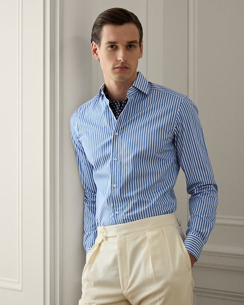 Ralph Lauren Bengal-Stripe Poplin Shirt