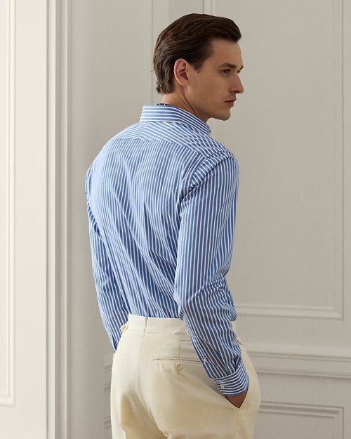 Ralph Lauren Bengal-Stripe Poplin Shirt