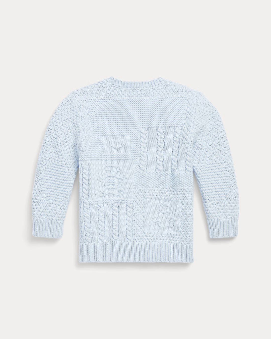 Ralph Lauren Contrast-Knit Organic Cotton Cardigan