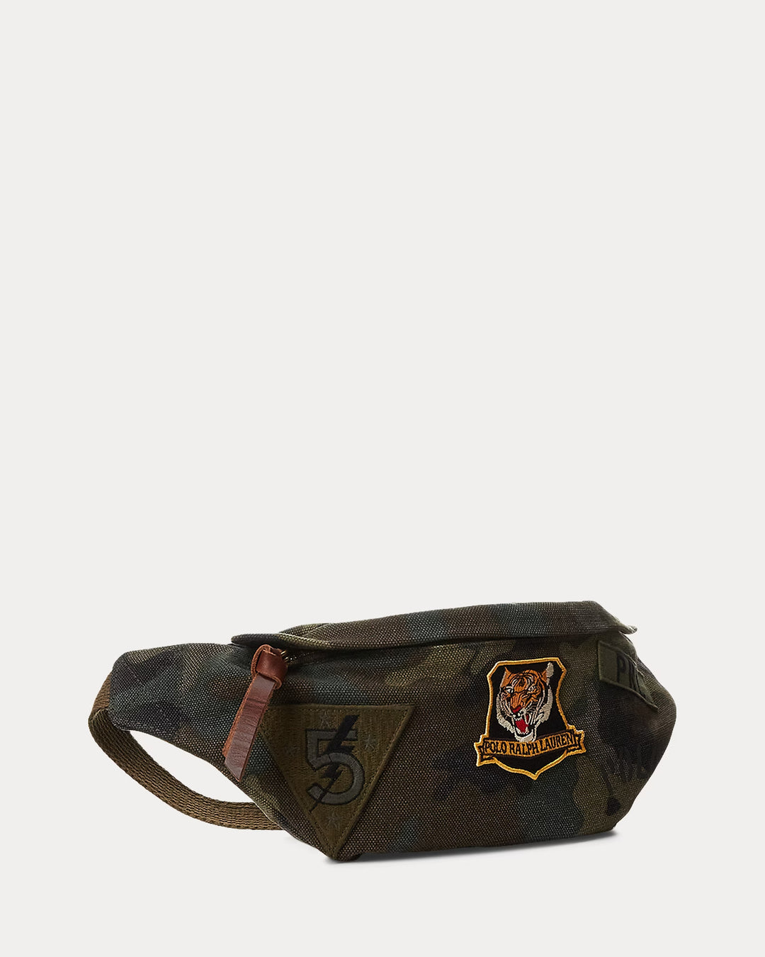 Ralph Lauren Tiger-Patch Camo Canvas Waistpack