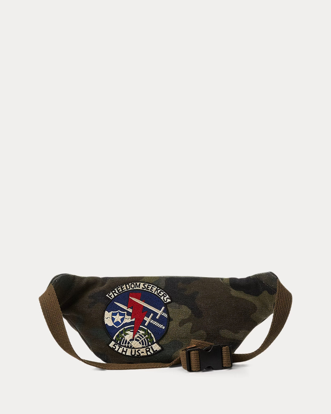 Ralph Lauren Tiger-Patch Camo Canvas Waistpack