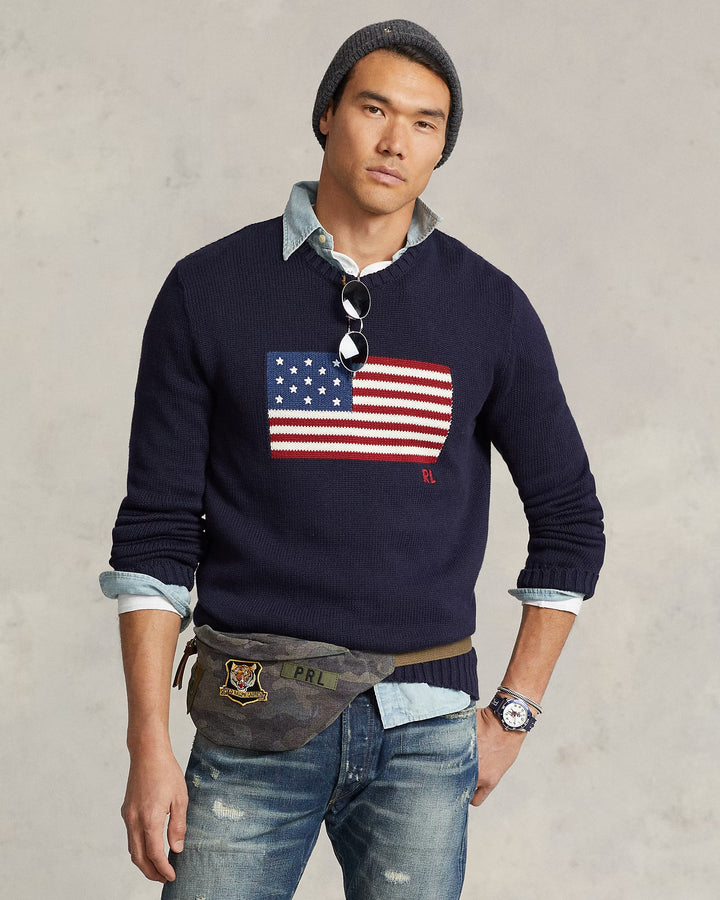 Ralph Lauren Tiger-Patch Camo Canvas Waistpack