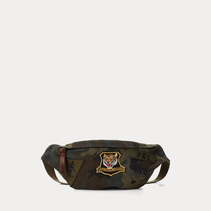Ralph Lauren Tiger-Patch Camo Canvas Waistpack