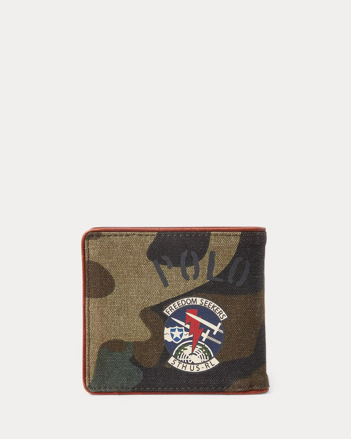 Ralph Lauren Tiger-Patch Camo Billfold Wallet