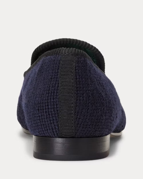 Ralph Lauren Paxton Equestrian Needlepoint Slipper