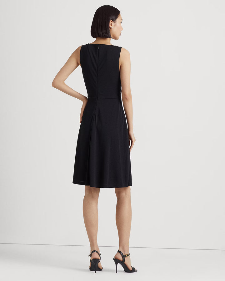 Ralph Lauren Surplice Jersey Sleeveless Dress