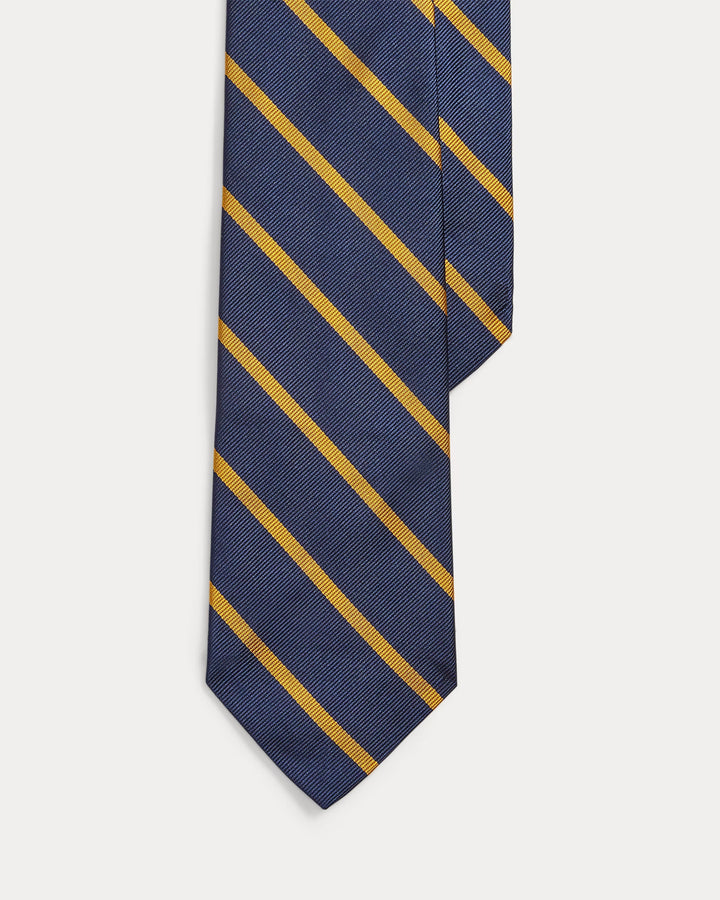 Ralph Lauren Striped Silk Repp Narrow Tie