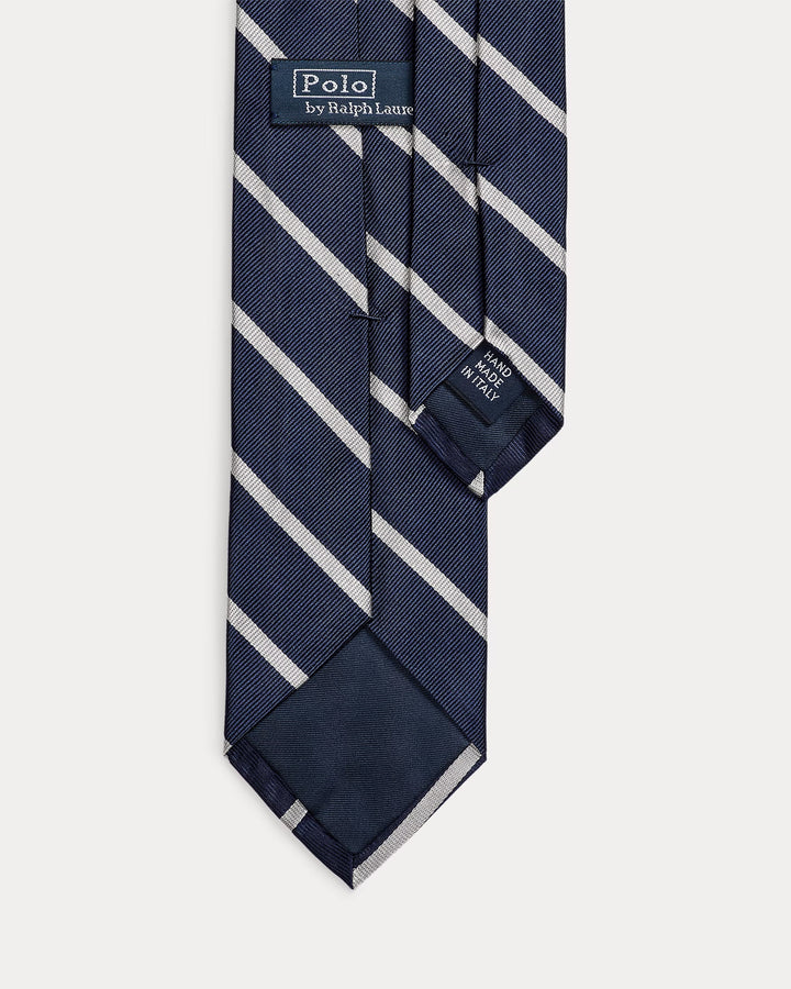 Ralph Lauren Striped Silk Repp Narrow Tie