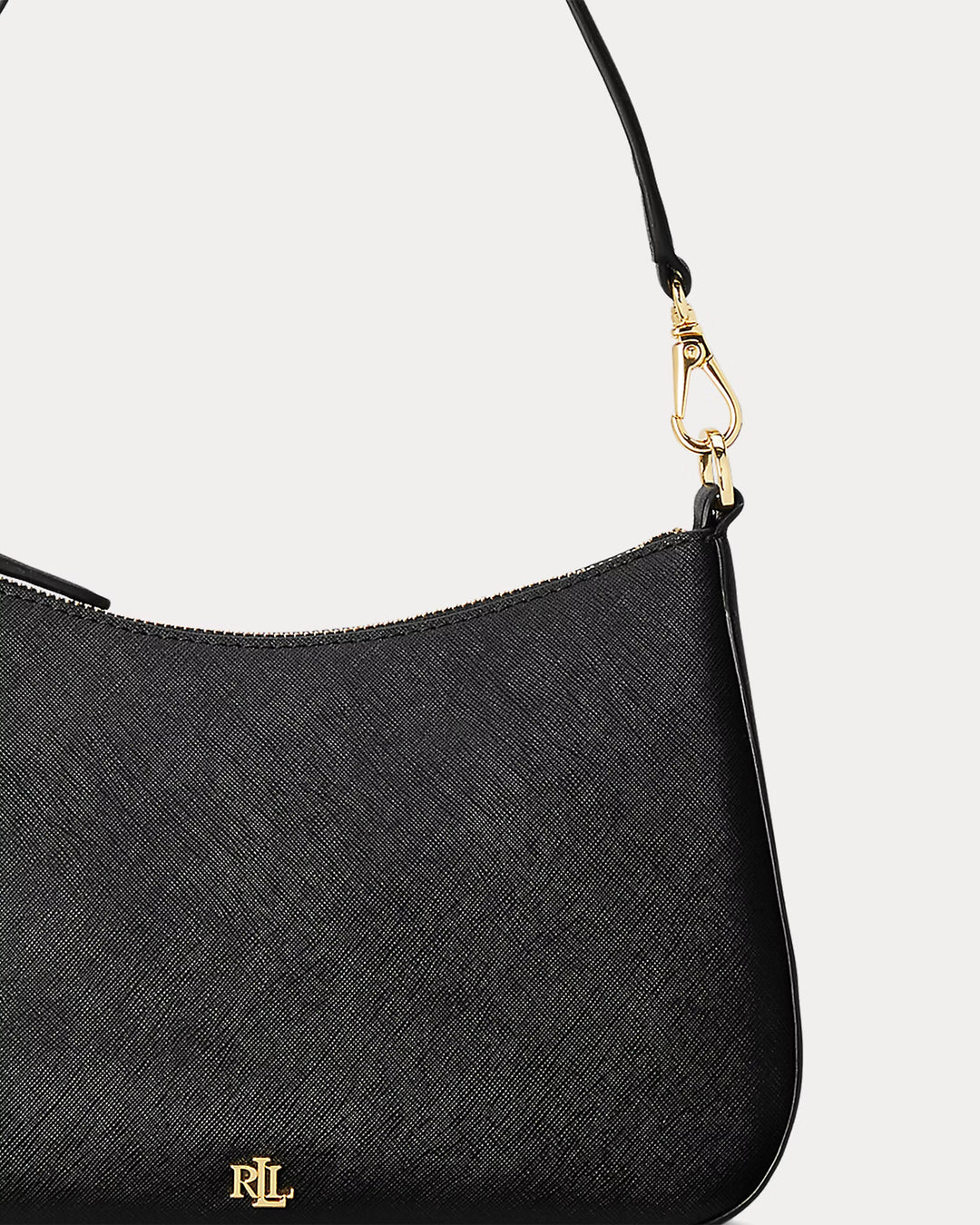 Ralph Lauren Crosshatch Leather Medium Danni Bag