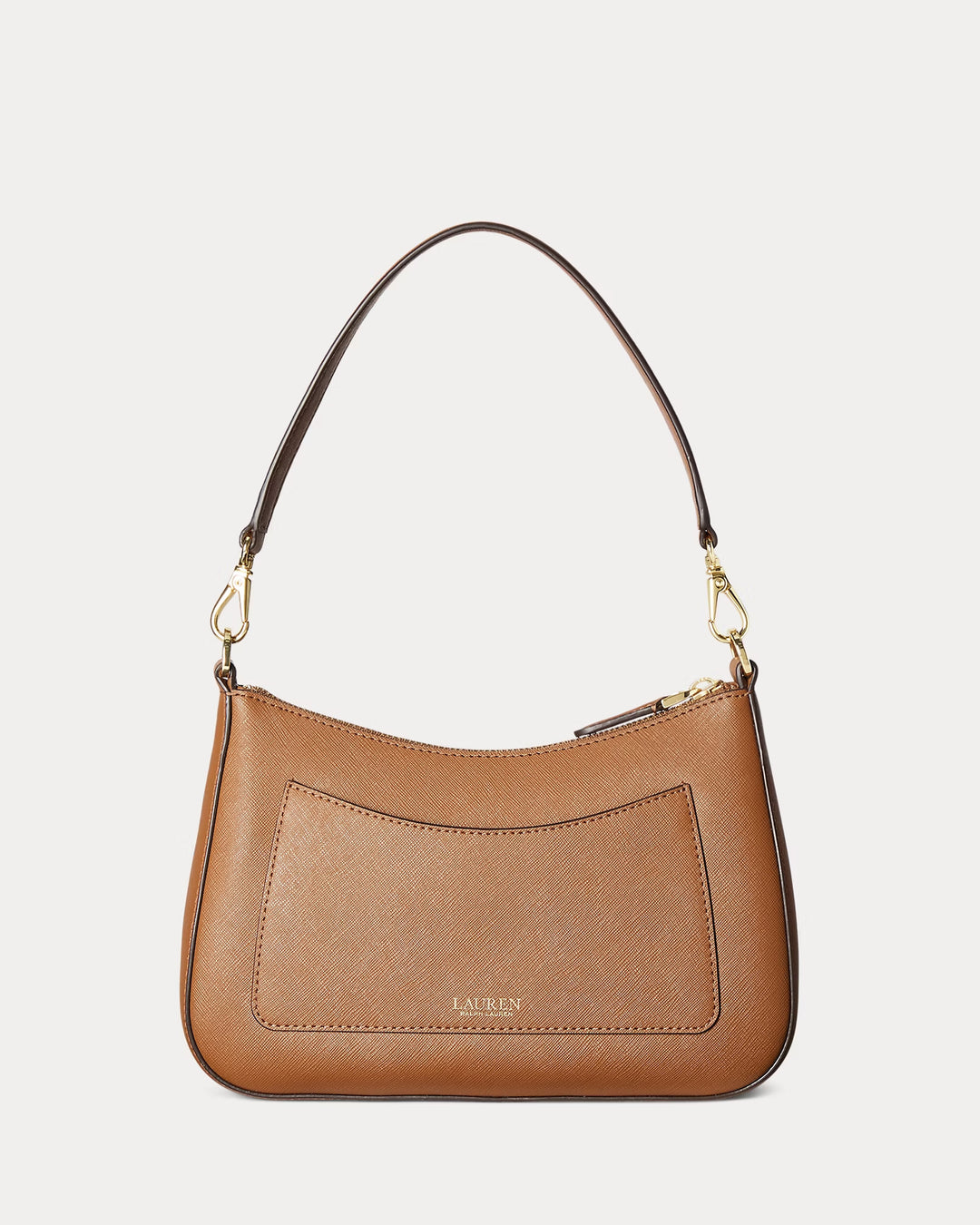 Ralph Lauren Crosshatch Leather Medium Danni Bag