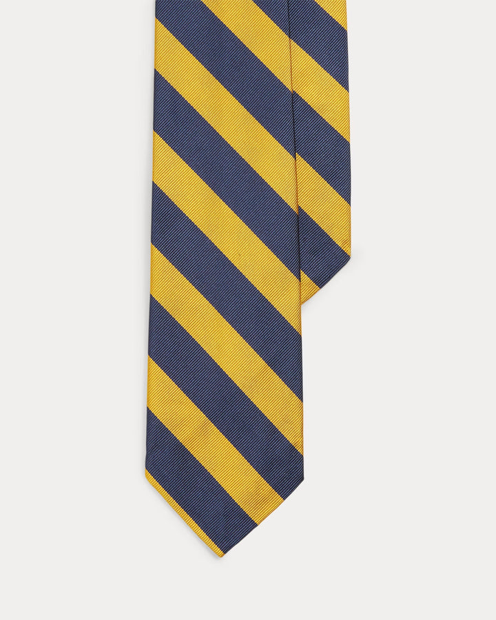 Ralph Lauren Striped Silk Repp Narrow Tie