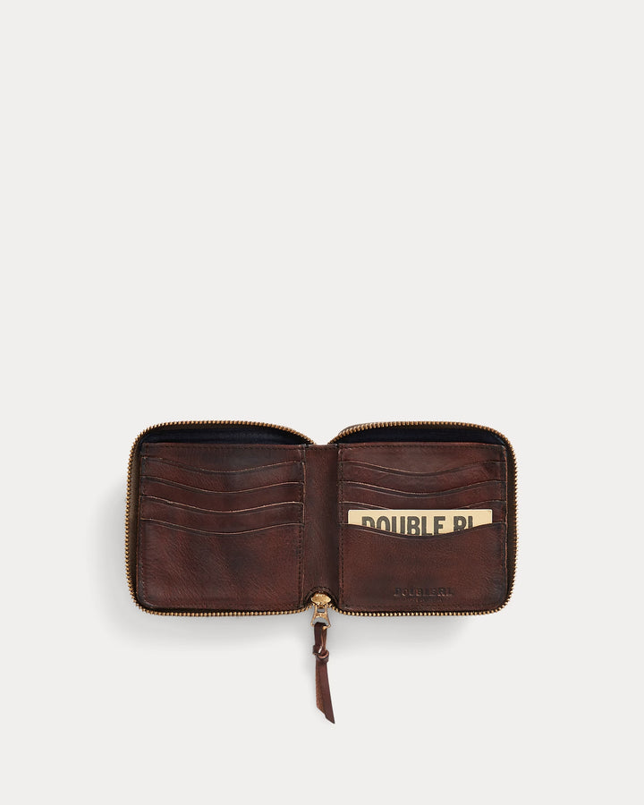 Ralph Lauren Leather Zip Wallet