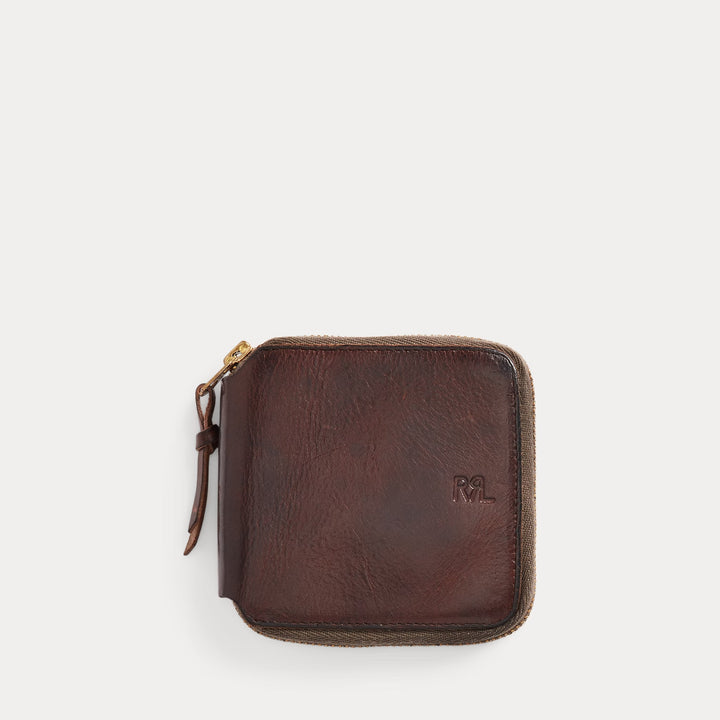 Ralph Lauren Leather Zip Wallet
