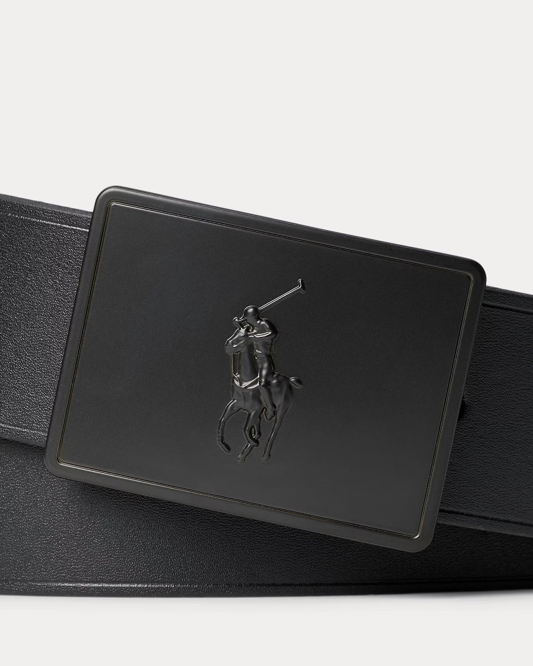 Ralph Lauren Pony Plaque Leather Belt