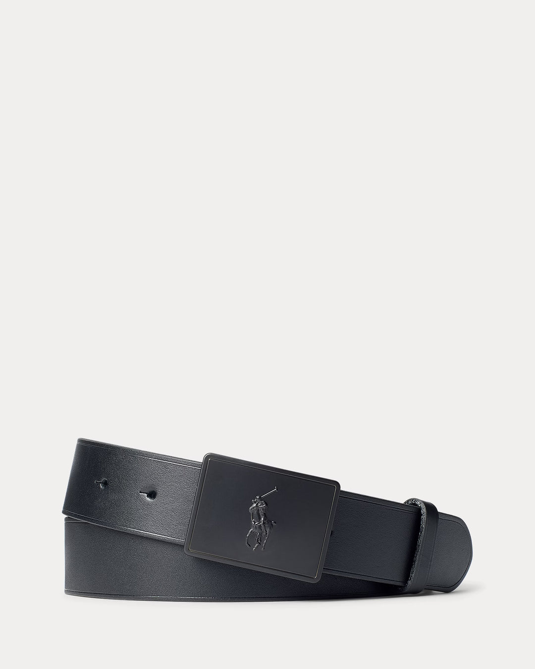 Ralph Lauren Pony Plaque Leather Belt