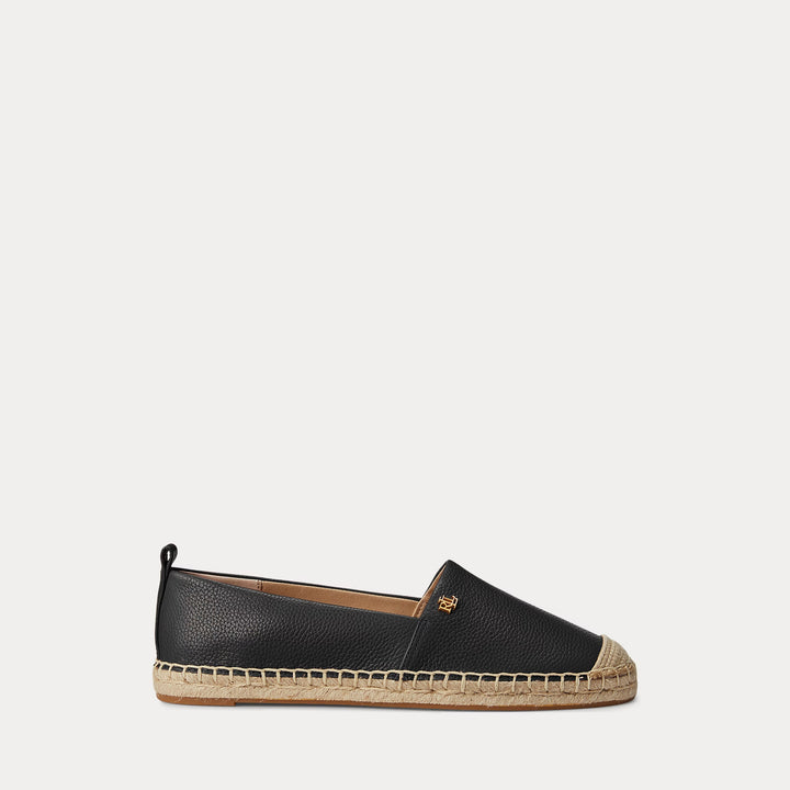 Ralph Lauren Cameryn IV Tumbled Leather Espadrille