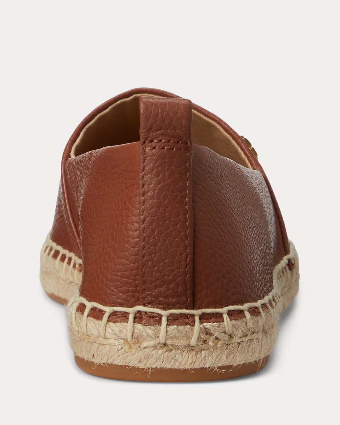 Ralph Lauren Cameryn IV Tumbled Leather Espadrille
