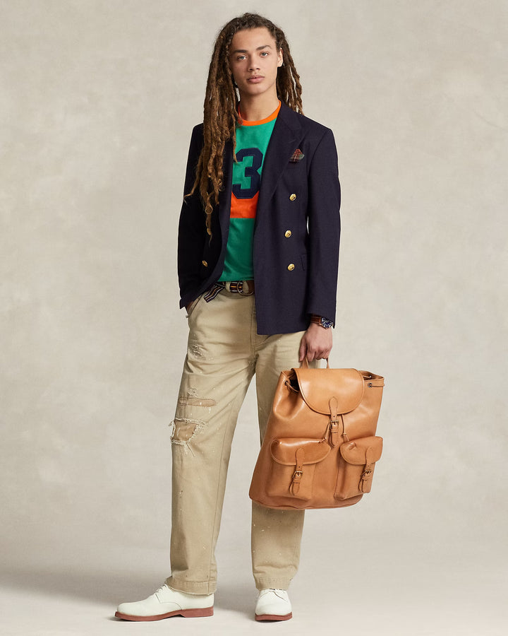 Ralph Lauren Heritage Leather Backpack