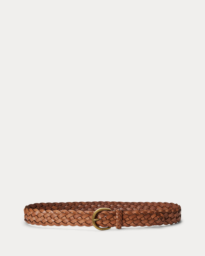 Ralph Lauren Braided Calfskin Belt
