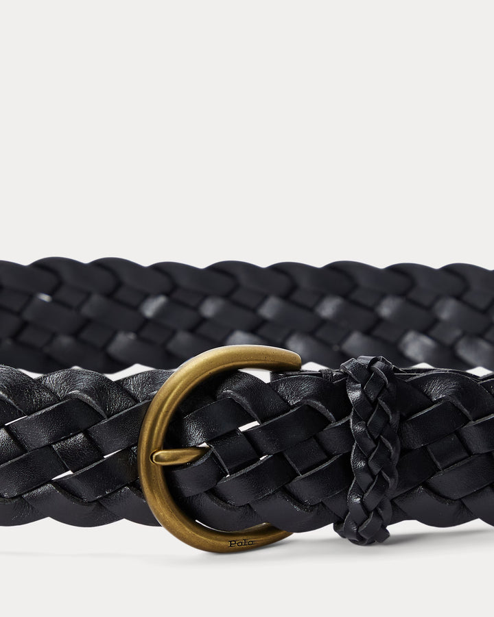 Ralph Lauren Braided Calfskin Belt
