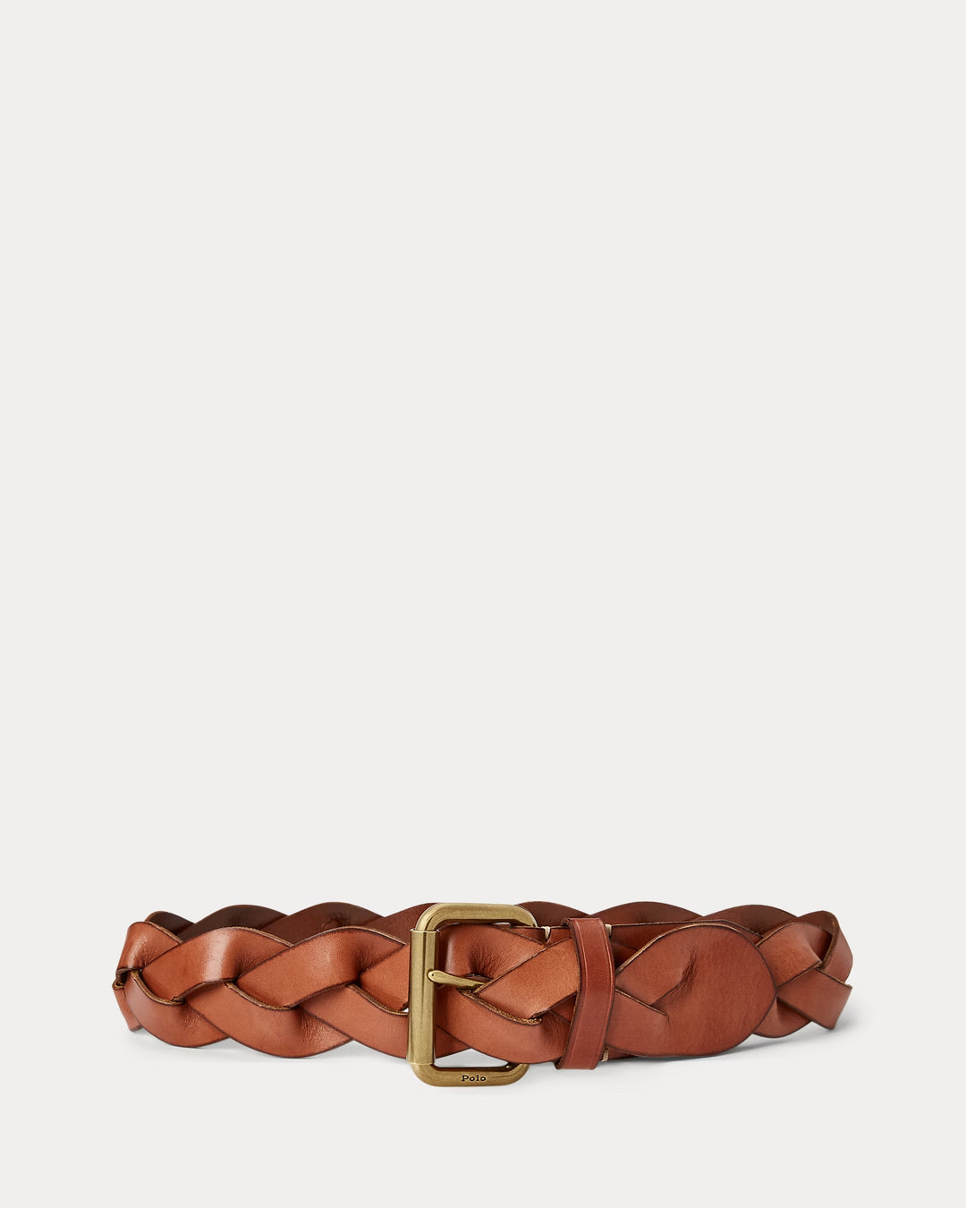 Ralph Lauren Braided Vachetta Leather Belt
