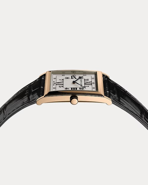 Ralph Lauren Rose Gold 32 MM White Dial Watch